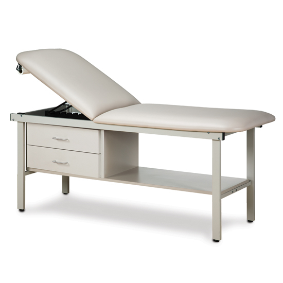 Clinton 3013 Alpha Series Treatment Table with Drawers | Exam
