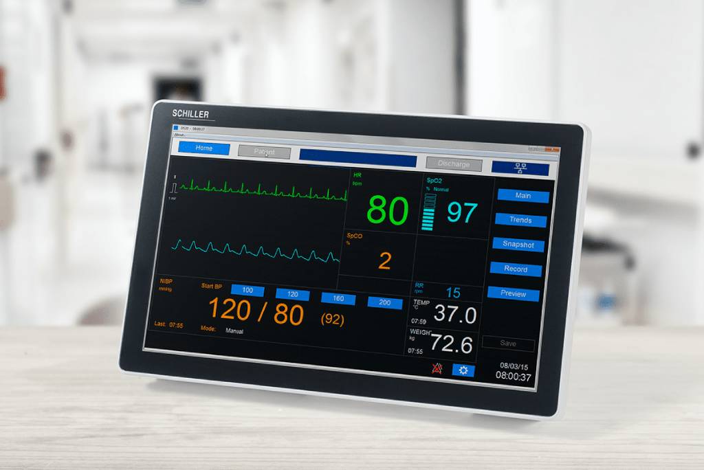 Schiller DS-20 0A.800015 Diagnostic Station - 12 Lead ECG 